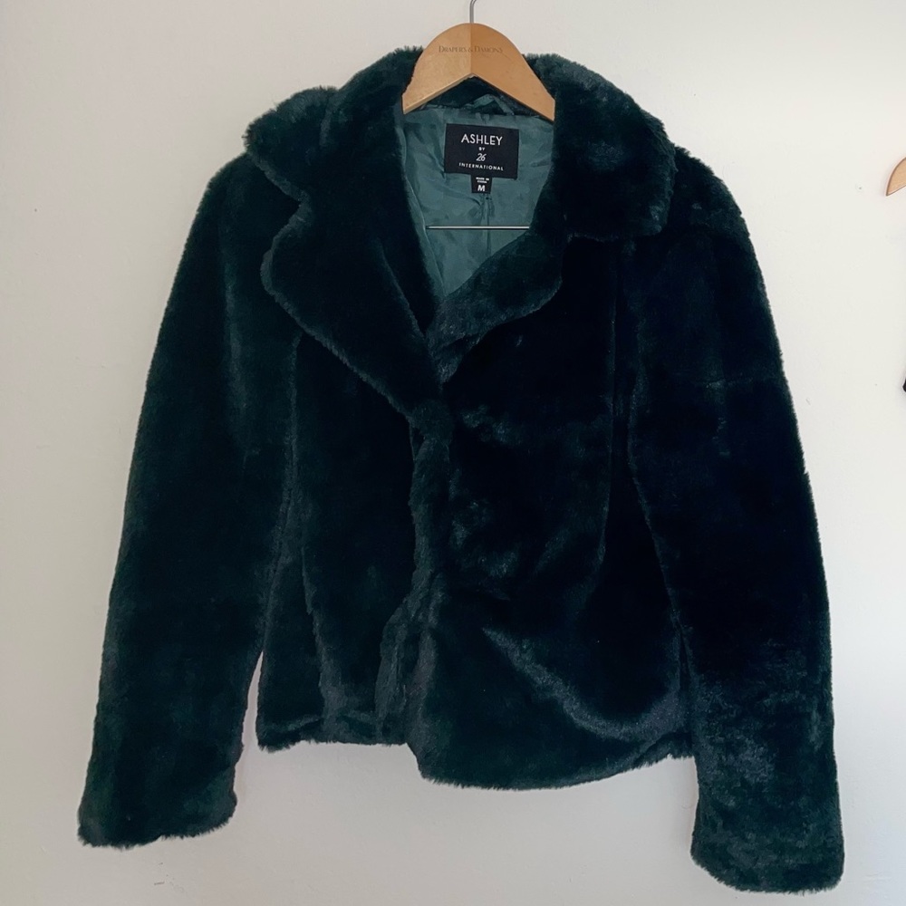 Faux fur coat
